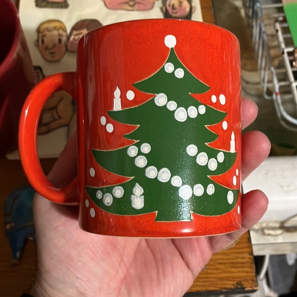 Waechtersbach Christmas Tree Coffee Cup Mug West Germany New Vintage Stock - Picture 7 of 16